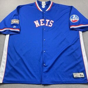 Majestic Blue Nets Jersey